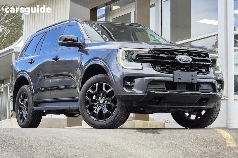 Grey 2024 Ford Everest SUV SPORT R