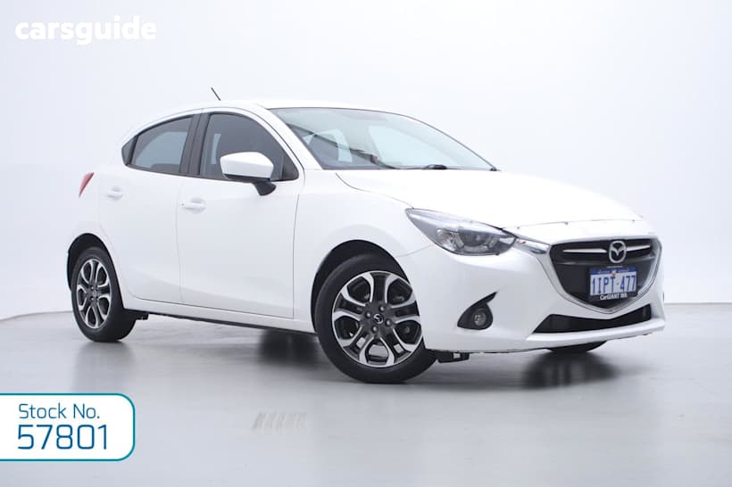 White 2017 Mazda 2 Hatchback Genki