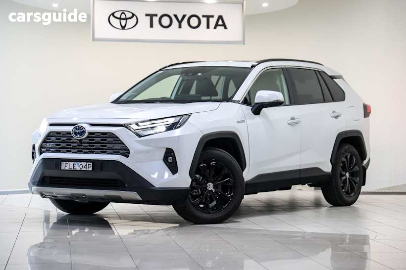 White 2024 Toyota RAV4 Wagon Cruiser (2Wd) Hybrid