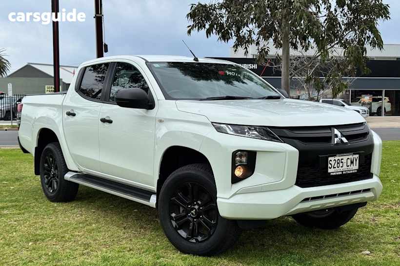 White 2021 Mitsubishi Triton Ute Tray GLX-R R