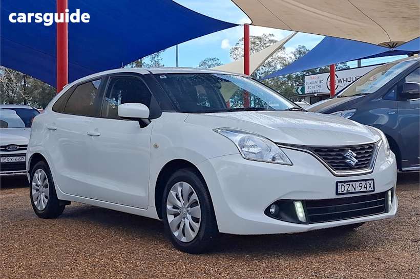 White 2018 Suzuki Baleno Hatch GL F