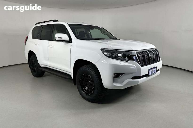 White 2022 Toyota Landcruiser Prado Wagon Gxl