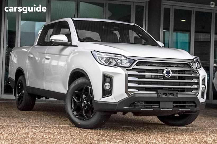 White 2024 KGM Ssangyong Musso Ute Tray ULTIMATE 4X4