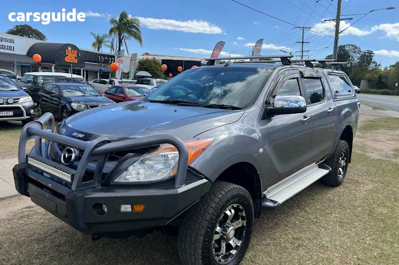 Grey 2012 Mazda BT-50 Dual Cab Utility Gt (4X4)
