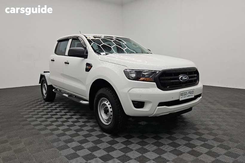White 2021 Ford Ranger Ute Tray XL 4X4
