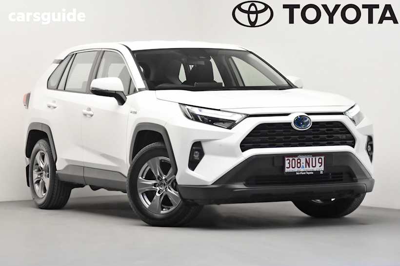 White 2024 Toyota RAV4 Wagon Gx (2Wd) Hybrid