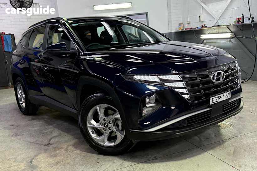 Blue 2023 Hyundai Tucson SUV F