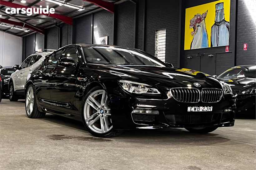 Black 2016 BMW 6 Series Sedan 640I R