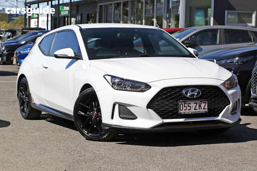 White 2019 Hyundai Veloster Hatch TURBO F