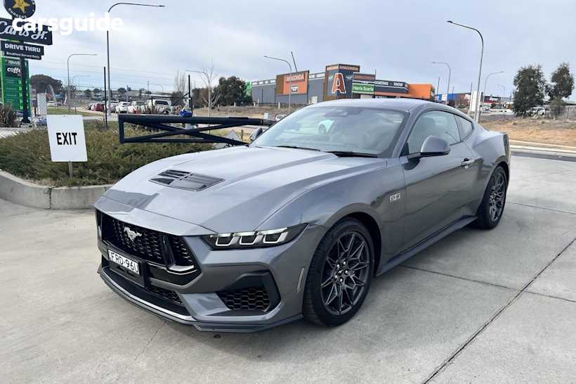 Grey 2024 Ford Mustang Coupe GT R