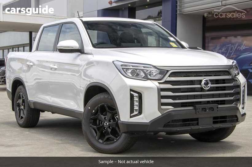 White 2024 KGM Ssangyong Musso Ute Tray ULTIMATE XLV