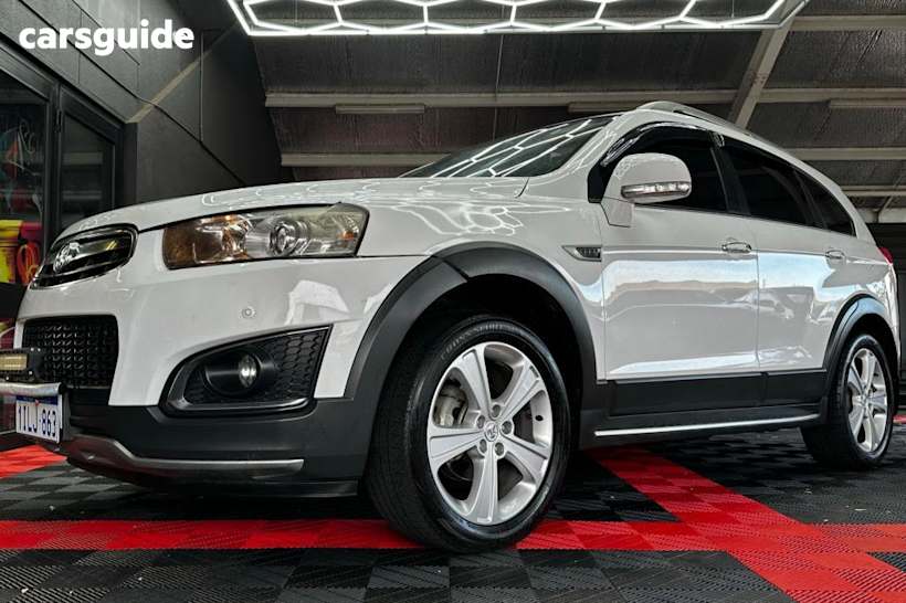 White 2015 Holden Captiva Wagon 7 Ltz (4X4)