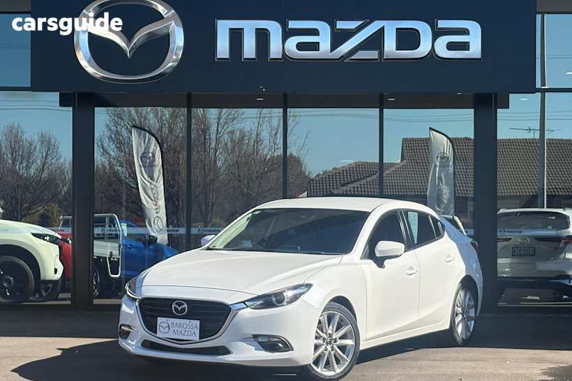 White 2017 Mazda Mazda3 Sedan SP25 GT F