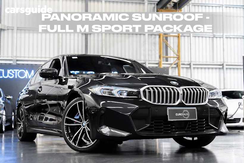 Black 2022 BMW 330I Sedan M Sport