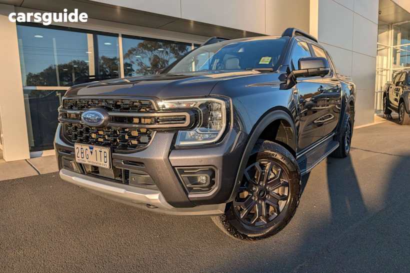 Grey 2024 Ford Ranger Ute Tray WILDTRAK 4X4