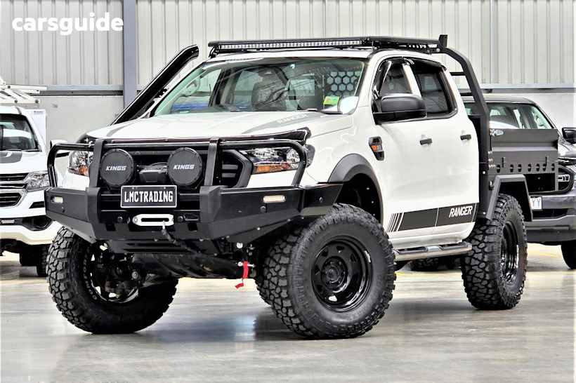 White 2022 Ford Ranger Ute Tray XL 4X4