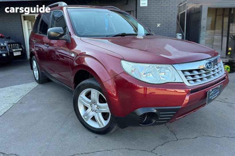 Red 2011 Subaru Forester Wagon X