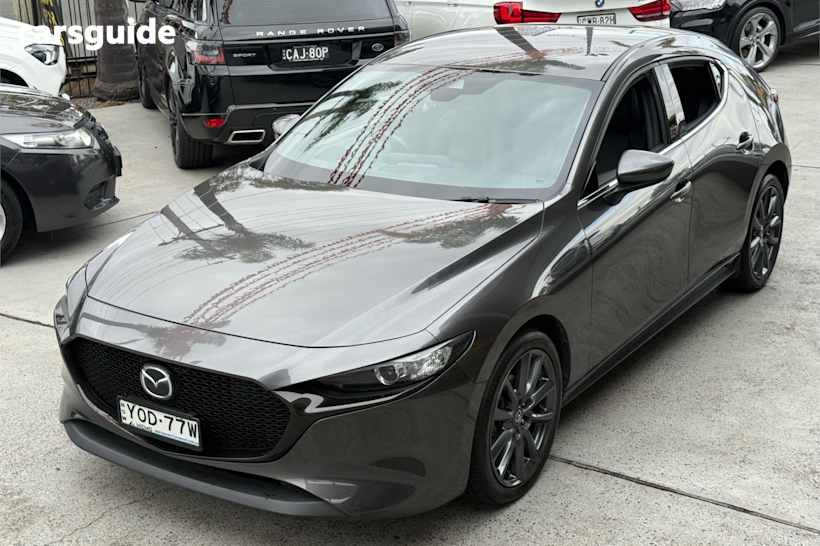 Grey 2023 Mazda Mazda3 Hatch G20 TOURING F