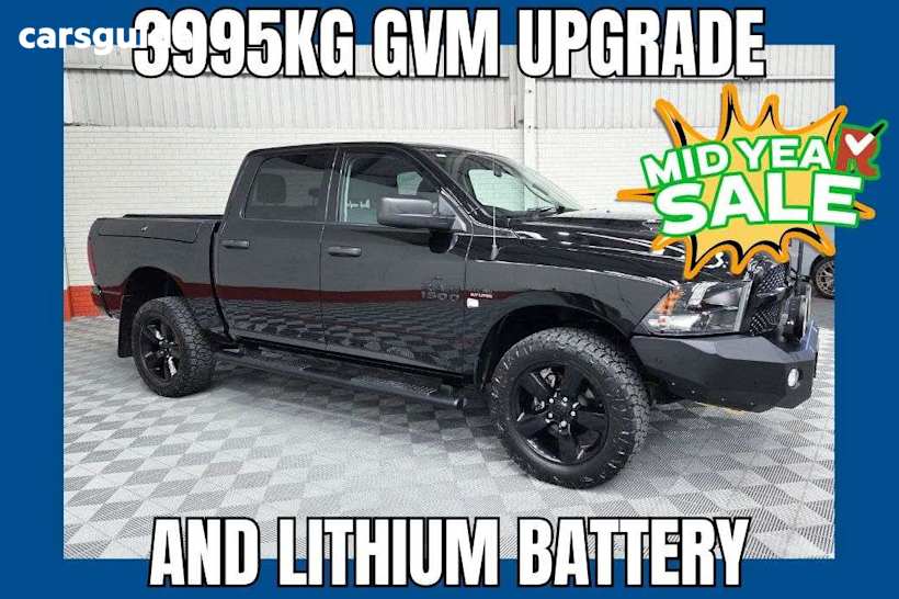 Black 2022 Ram 1500 Ute Tray EXPRESS RAMBOX 4X4