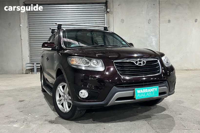 Red 2011 Hyundai Santa FE SUV SLX 4X4