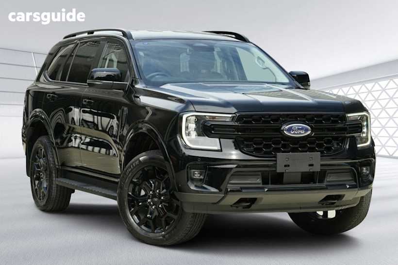 Black 2025 Ford Everest Wagon Sport (Rwd)