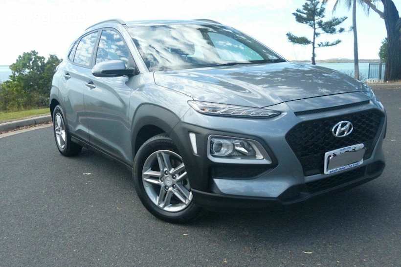 Silver 2019 Hyundai Kona Wagon Active (Fwd)