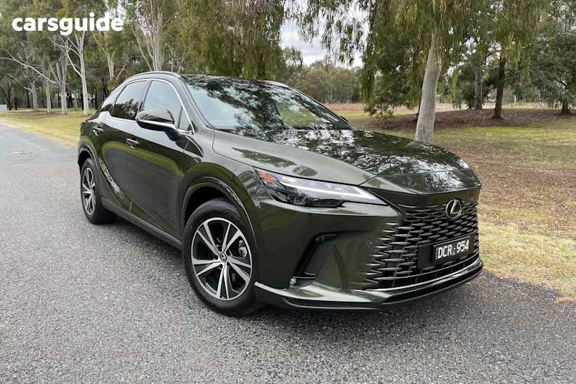 Green 2024 Lexus RX SUV RX350H LUXURY F