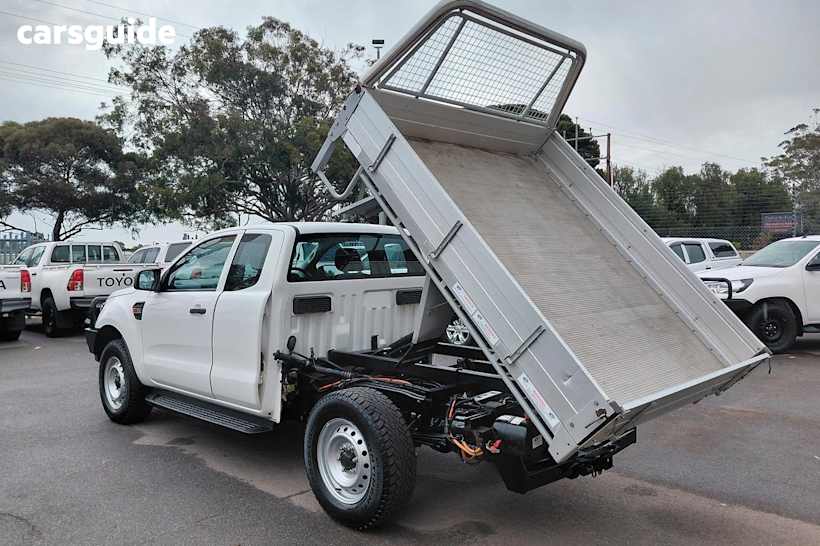 White 2021 Ford Ranger Ute Tray XL 4X4