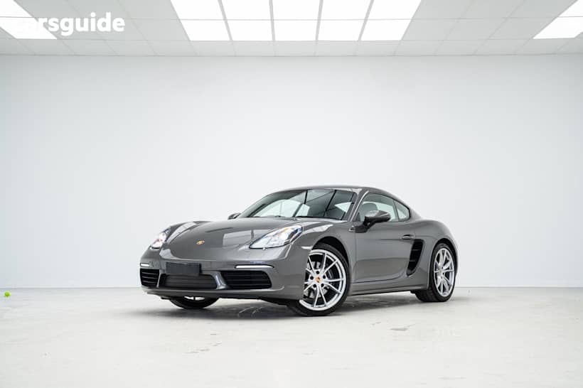 Grey 2023 Porsche 718 Coupe CAYMAN R