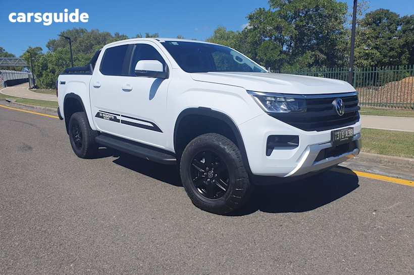 White 2025 Volkswagen Amarok Dual Cab Utility 10-Deserts Edt Tdi500 4Motion