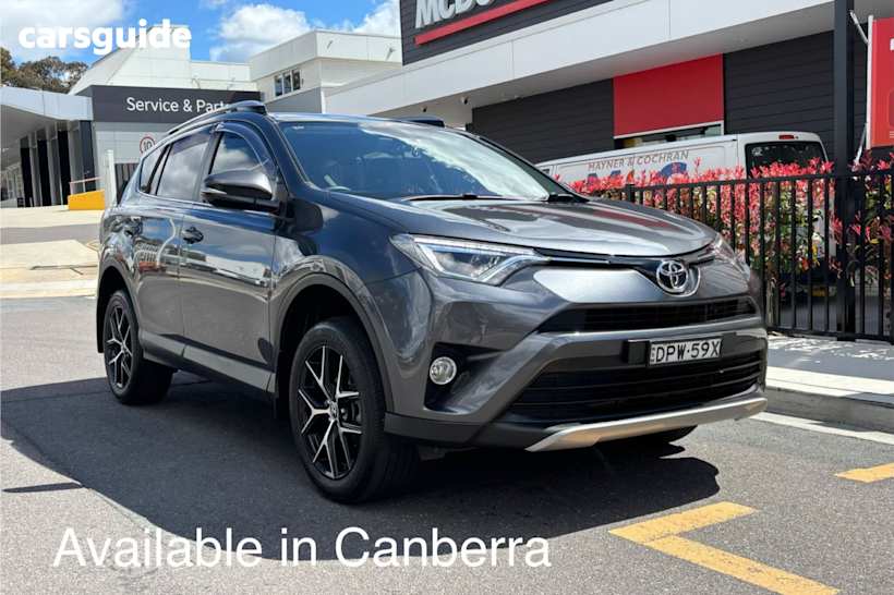 Grey 2017 Toyota RAV4 SUV GXL F