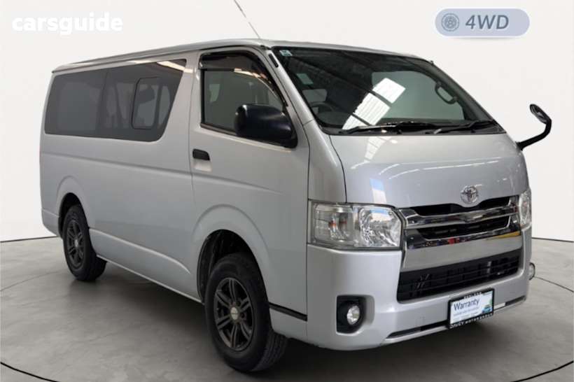 Silver 2015 Toyota HiAce Commercial LONG DX 4WD
