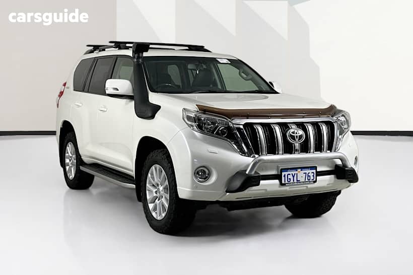 White 2017 Toyota Landcruiser Prado Wagon Kakadu (4X4)