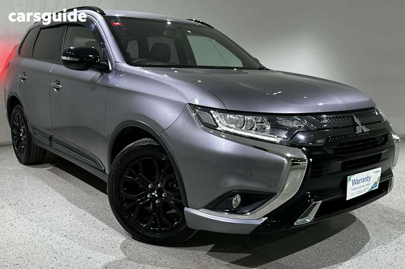 Grey 2018 Mitsubishi Outlander SUV BLACK EDITION F