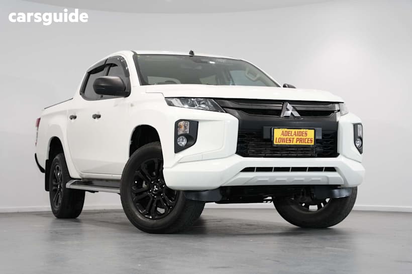 White 2021 Mitsubishi Triton Ute Tray GLX-R R