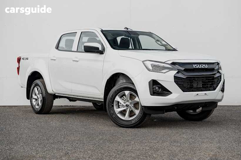 White 2025 Isuzu D-MAX Crew Cab Utility Ls-M (4X4)