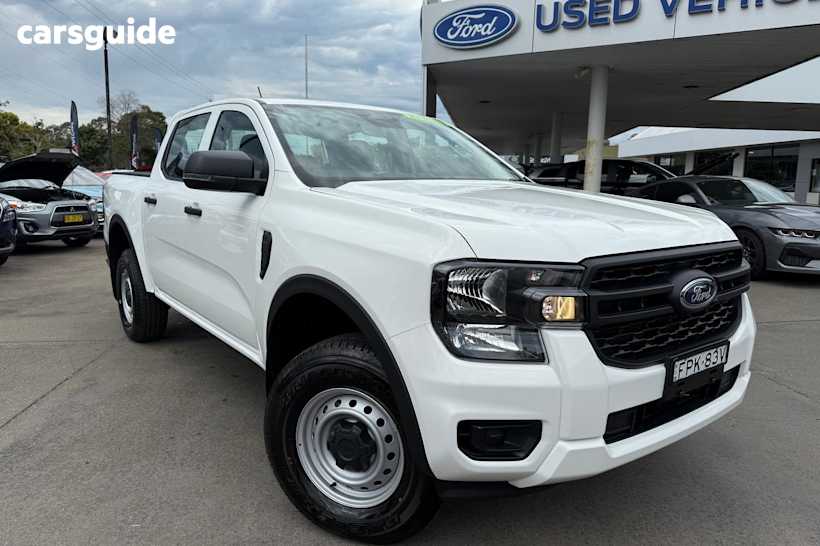 White 2025 Ford Ranger Ute Tray XL 4X4