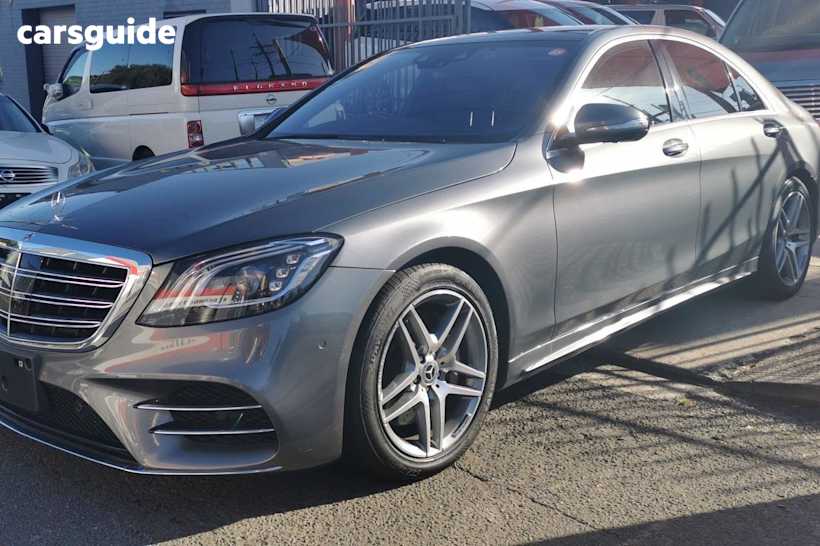 Grey 2018 Mercedes-Benz S-Class Sedan S450