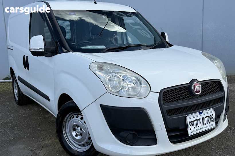White 2014 Fiat Doblo Commercial SWB (LOW)