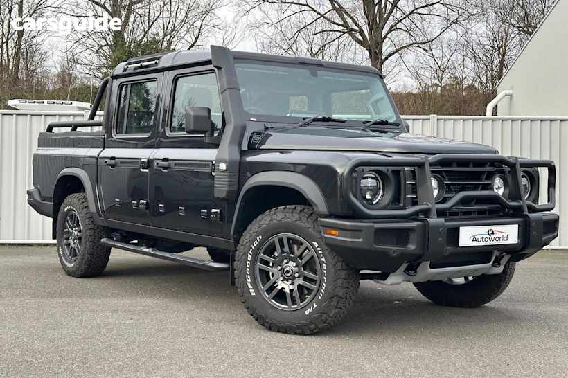 Grey 2024 Ineos Grenadier Ute Tray QUARTERMASTER TRIALMASTER EDITION 4X4