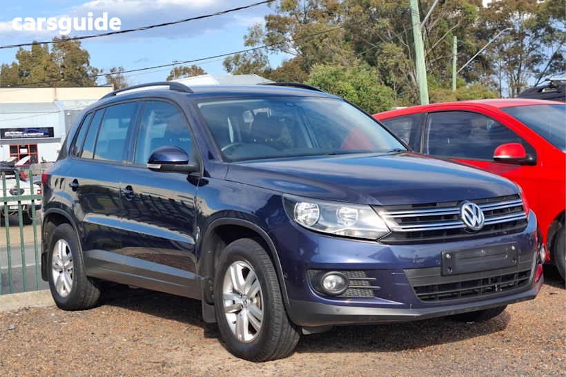 Blue 2012 Volkswagen Tiguan SUV 155TSI 4WD