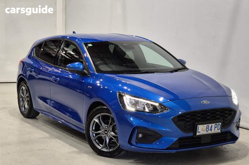 Blue 2019 Ford Focus Hatch ST-LINE F