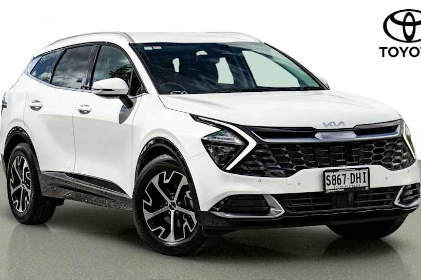 White 2021 Kia Sportage SUV SX 4WD
