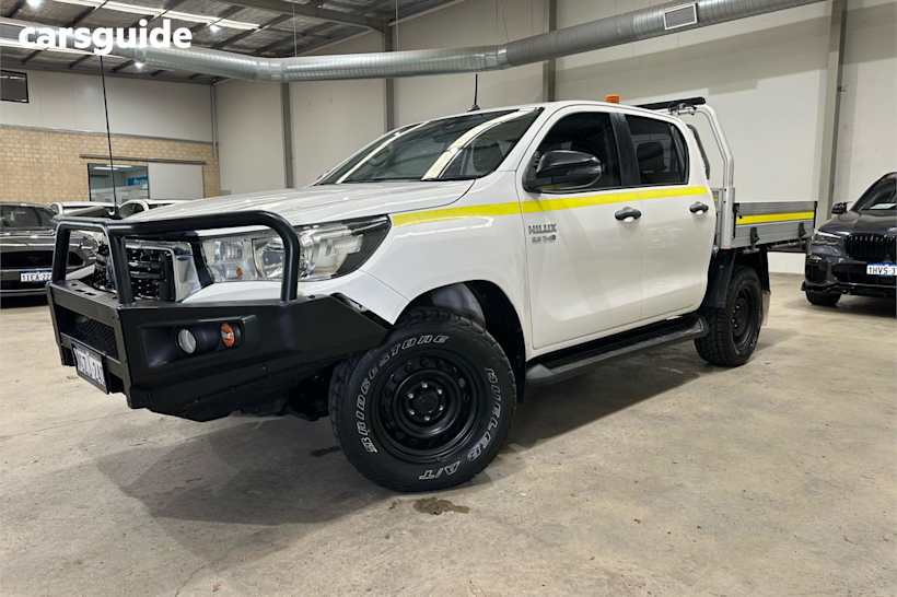 White 2019 Toyota Hilux Ute Tray SR