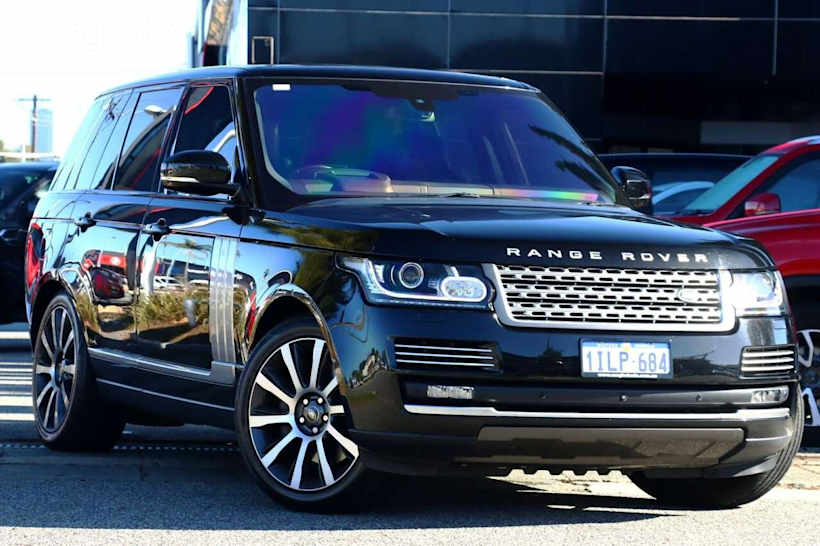 Black 2016 Land Rover Range Rover Wagon Vogue Se Sdv8