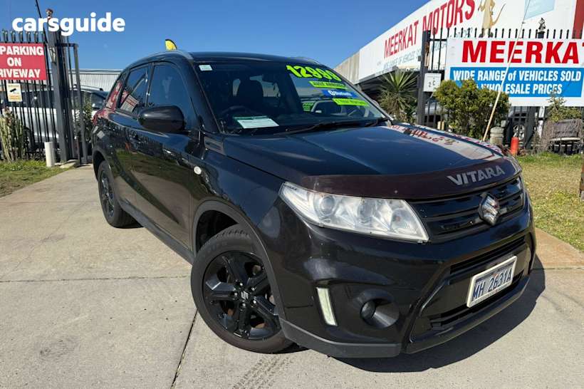 Black 2016 Suzuki Vitara Wagon Rt-S