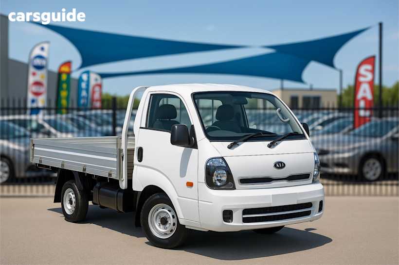 White 2009 Kia K2900 Cab Chassis