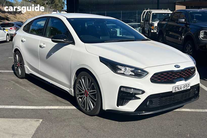 White 2021 Kia Cerato Hatchback Gt