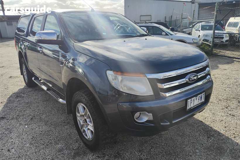 Grey 2013 Ford Ranger Ute Tray XLT HI-RIDER R