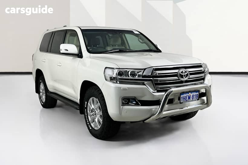 White 2020 Toyota Landcruiser Wagon Lc200 Vx (4X4)